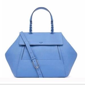 Tory Burch Half Moon Satchel Bag EUC